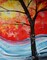 Paint Kit - Fire and Ice Acrylic Painting Kit & Video Lesson, DIY Canvas Art, Art Gift Set, Paint and Sip At Home, Beginner Painting, Paint Party